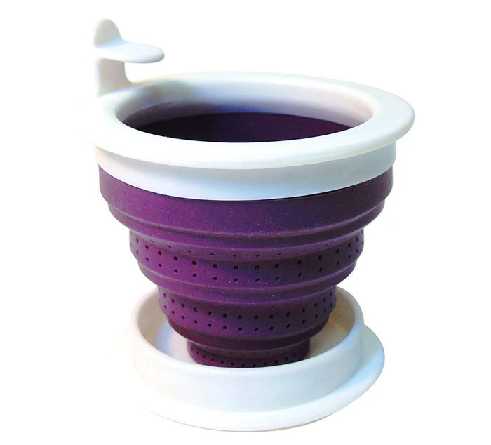 Collapsible Tea Strainer - Tuffy Steeper - Violet