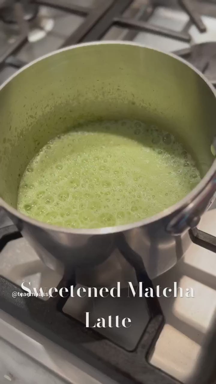 Sweetened Matcha for Lattes & Slushies - 1 pound