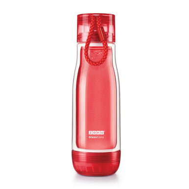 Zoku GlassCore with Tea Infuser - Red